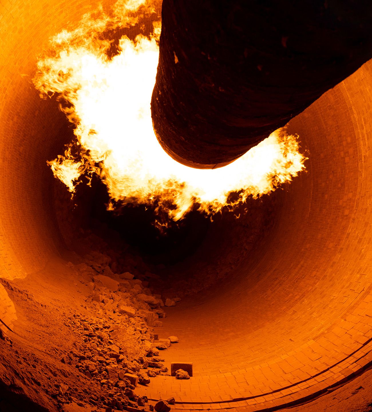 Clinker production in a cement plant